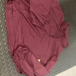 NWT reversible hoodie/half zip workout jacket